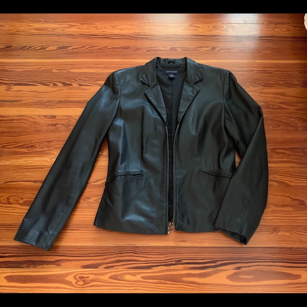 Ann Taylor leather jacket